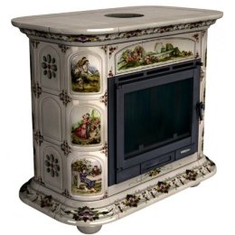 Каминная облицовка КимрПечь Прованс центральная Усадьба